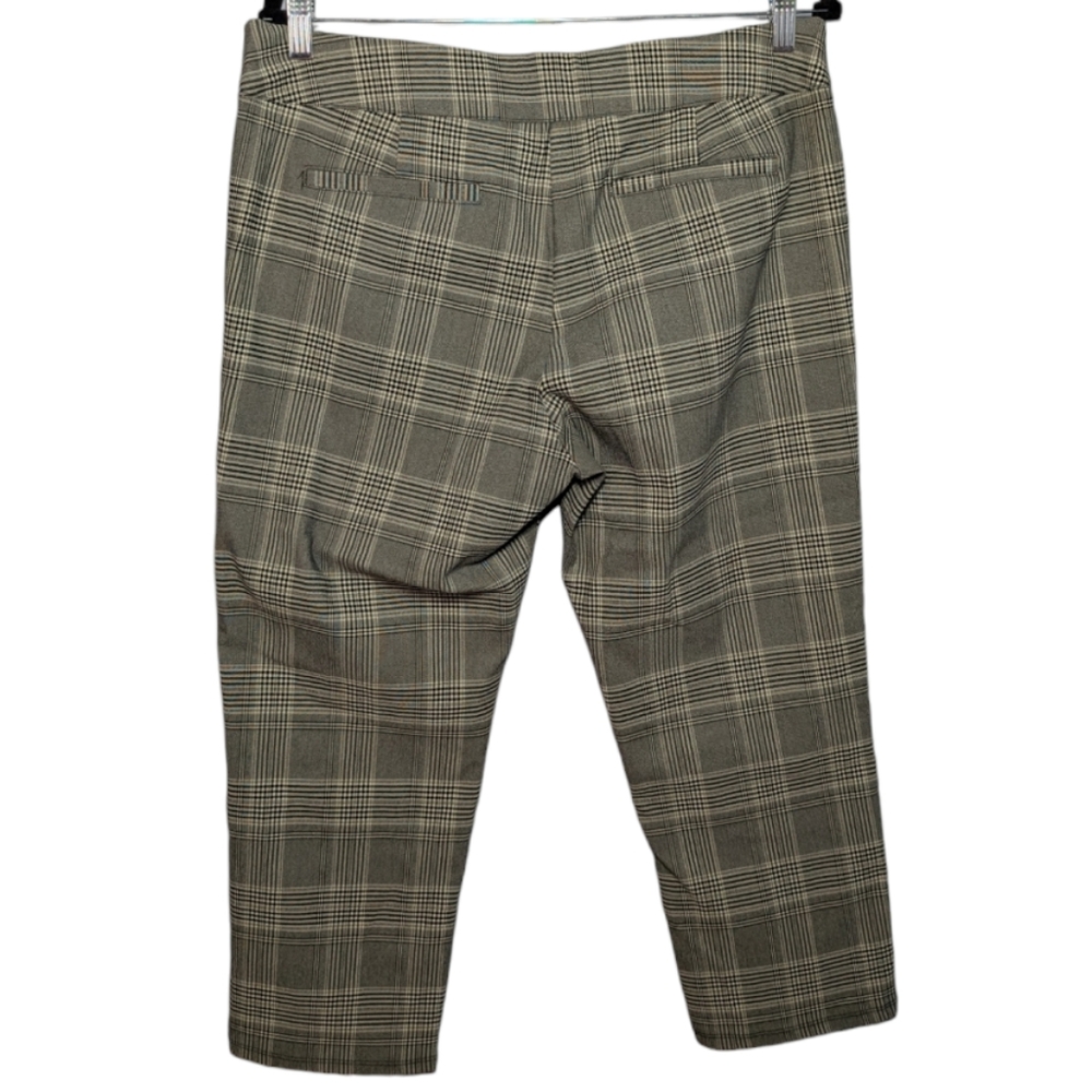 Simply Vera Vera Wang Plaid Capri Pants Size L 🖤✨ - Picture 3 of 11